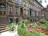 Brownstone in Brooklyn, New York, USA Photographic Print by Lynn Seldon