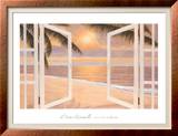 Step into a Dream Framed Canvas Print by Diane Romanello