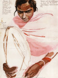 Pushpa, Adolescente a Phalodi  Art by Titouan Lamazou