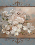 Dogwood Splendor Posters par Vivian Flasch