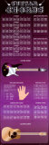 Guitar Chords Door Poster