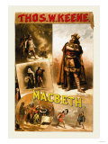 Thomas W. Keene as Macbeth, c.1884, Giclee Print