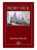 Moby Dick Book Cover, Giclee Print