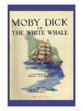 Moby Dick or The White Whale, Book Cover, Giclee Print