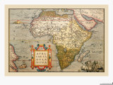 Map of Africa Giclee Print by Abraham Ortelius
