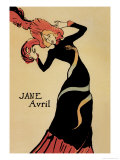 Jane Avril Giclée-Druck von Henri de Toulouse-Lautrec