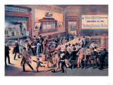 Tea and Coffee Establishment Giclée-Druck