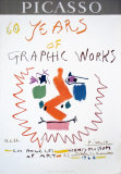 Picasso-60 Years of Graphic Works Edition limitée par Pablo Picasso
