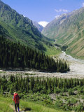 Tien Shan Mountains, Ala Archa Canyon, Kyrgyzstan, Central Asia Photographic Print by Upperhall Ltd
