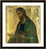 Icon of St. John the Baptist Framed Giclee Print by Andrei Rublev