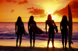 Surf and Sunset  Prints
