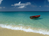 Moored Boat, Grand Anse Beach, Grenada, Caribbean Photographic Print by John (Photographer) Miller