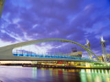 Bridge and Lowry Centre, Manchester, England Photographic Print by Nigel Francis