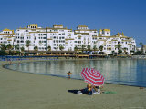Beach at Puerto Banus Near Marbella, Costa Del Sol, Andalucia, Spain Photographic Print by Fraser Hall