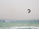 Kite Surfing at Santa Maria on the Island of Sal (Salt), Cape Verde Islands, Atlantic Ocean, Africa Photographic Print by Robert Harding