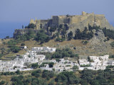 The Acropolis, Lindos, Rhodes, Dodecanese Islands, Greece Europe Photographic Print by Fraser Hall