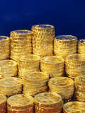 UK Money, Pound Coins Photographic Print by Fraser Hall