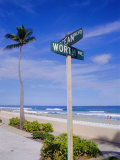 Palm Beach, Florida, USA. Signpost Photographic Print by Fraser Hall