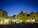Piazza Anfiteatro, Lucca, Tuscany, Italy, Europe Photographic Print by Jean Brooks