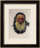 Self Portrait, 1917 Gerahmter Giclée-Druck von Claude Monet