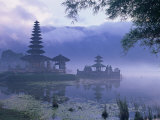 Temple of Pura Ulun Danu Bratan, Bali, Indonesia, Asia Photographic Print by Bruno Morandi