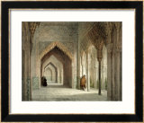 The Court Room of the Alhambra, Granada, 1853 Estampe encadrée par Leon Auguste Asselineau