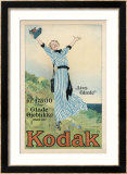 Kodak Advert 1913 Estampe encadrée