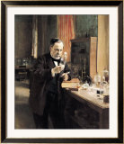 Louis Pasteur (1822-95) in His Laboratory, 1885 Framed Giclee Print by Albert Edelfelt