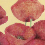 Squared Poppies II Affiches par Katharina Reichert