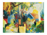 Landscape  Poster by Auguste Macke