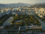 Hiroshima Castle and City View, Hiroshima City, Western Japan, Asia Photographic Print by Chris Kober