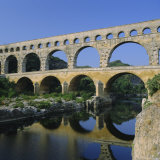 The Pont Du Gard, Roman Aqueduct, Gard Near Nimes, Languedoc, France, Europe Photographic Print by Ruth Tomlinson