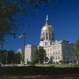 Exterior of the Georgia State Capitol Building, Atlanta, Georgia, United States of America (USA) Photographic Print by G Richardson