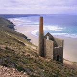 Wheal Coates Mine, St. Agnes, Cornwall, England, UK Photographic Print by Roy Rainford