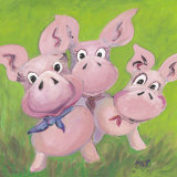 The Three Little Pigs Kunstdrucke von Nat 