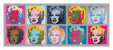 Ten Marilyns, c.1967 Estampe de qualité par Andy Warhol