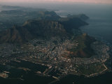 Early Morning Aerial View of Cape Town, South Africa Photographic Print by James L. Stanfield