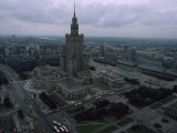 Warsaw's Palace of Culture and Surrounding Cityscape, Poland Photographic Print by James L. Stanfield