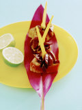 Barbecued Tuna with Onion Chutney Photographic Print by Alexander Van Berge