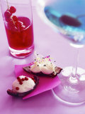 Deep Fried Truffle Potato Slices with Horseradish Photographic Print by Alexander Van Berge