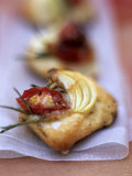 Puff Pastry with Tomatoes and Onions Photographic Print by David Loftus