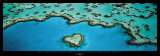 Heart Reef, Great Barrier Reef Poster par Grant Faint