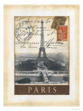 Destination Paris Giclee Print by Tina Chaden