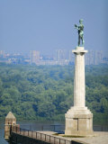 Statue of Pobednik, Kalemegdan, Belgrade, Serbia Photographic Print by Russell Young