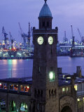 Landungsbrucken, Port of Hamburg, Germany Photographic Print by Demetrio Carrasco