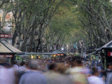 La Rambla, Barcelona, Spain Photographic Print by Jon Arnold