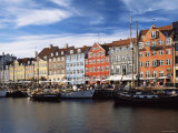 Nyhavn Harbour, Copenhagen, Denmark Photographic Print by Jon Arnold