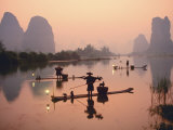 Trout Fishing, Yangshou, China Photographic Print by Jacob Halaska