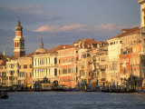Buildings and Gondolas Along Grand Canal, Venice Photographic Print by Kindra Clineff