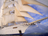 Star Clipper, 4-Masted Sailing Ship Photographic Print by Barry Winiker